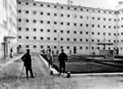 Exercise yard at the House of Preliminary Detention at the end of the nineteenth century.