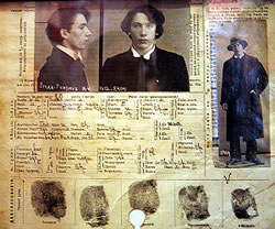 A File Held By The Secret Police On A Suspect
