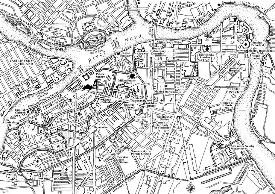 A revolutionary map of St Petersburg