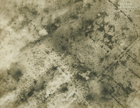 Aerial photograph of Messines Ridge
